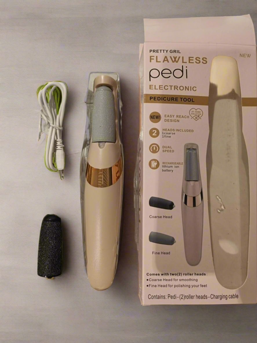 Electronic Cordless Pedicure Callus Dead Skin Remover Polishing Tool