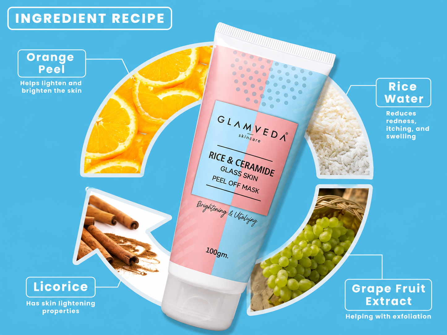 ✨ Rice & Ceramide Glass Skin Peel Off Mask ✨