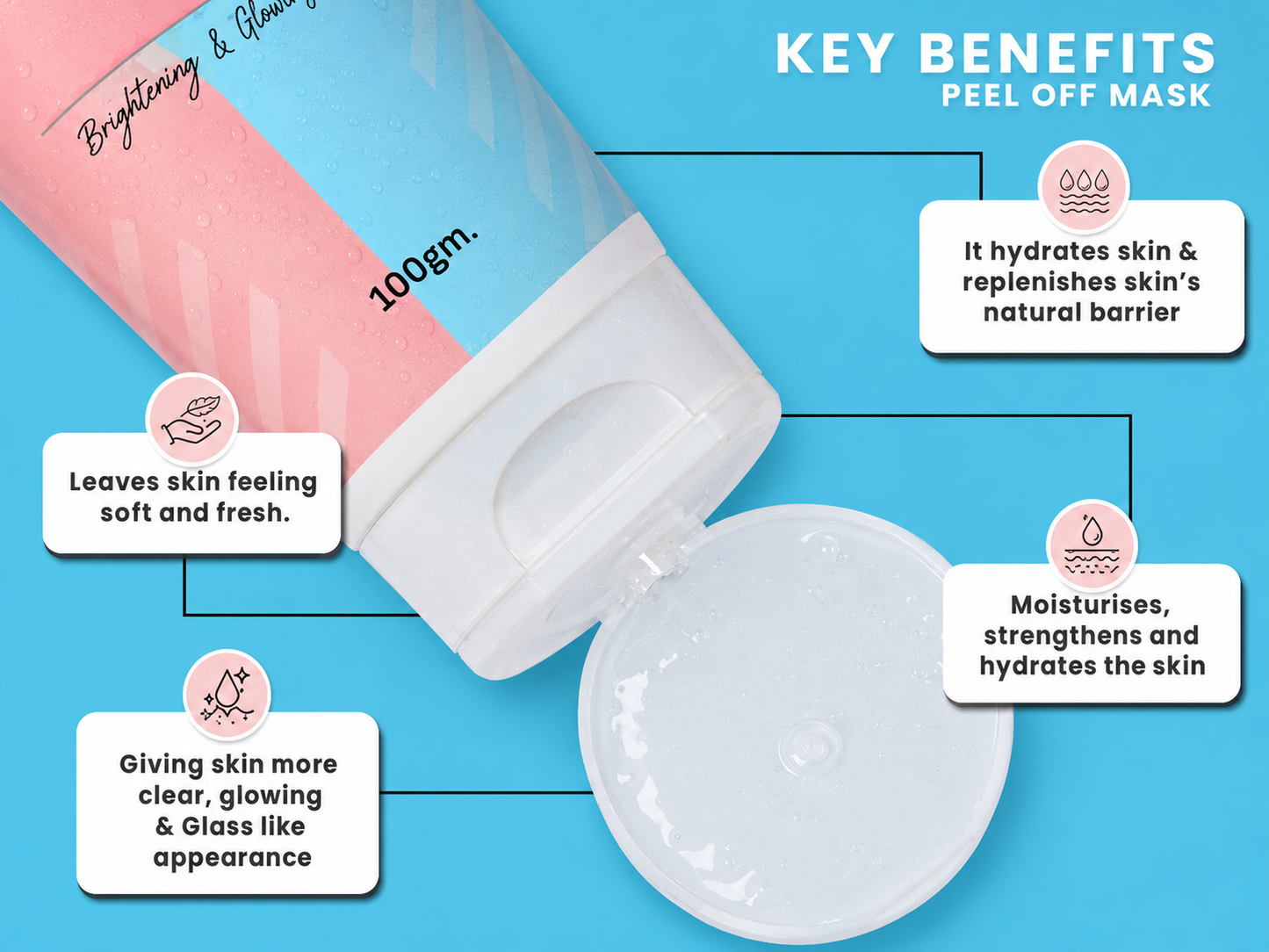 ✨ Rice & Ceramide Glass Skin Peel Off Mask ✨